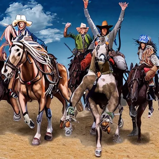 Prompt: steel ball run