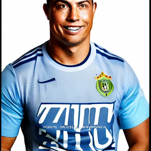 Prompt: ronaldo nazario fenomeno, 3 0, head and shoulders, studio photograph, portrait