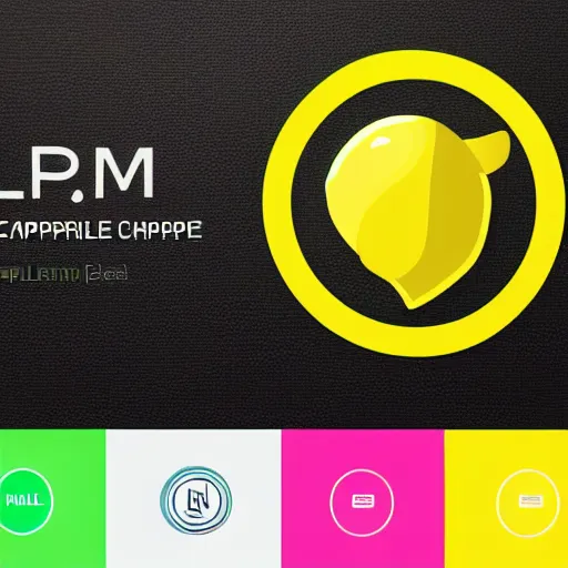 Image similar to lemon simplified company app logo, graphic design, clean, memorable, lemon app