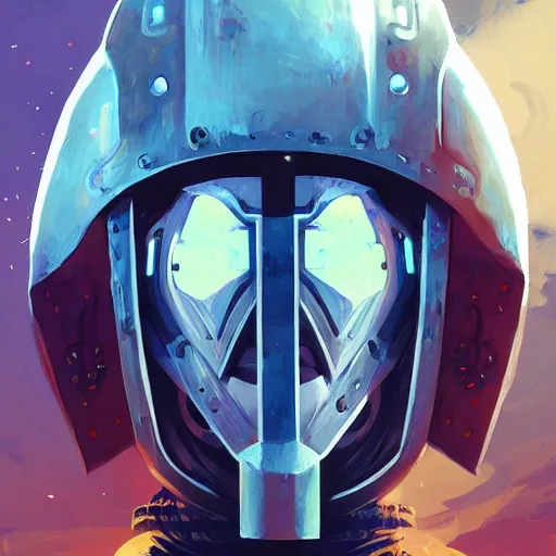 Image similar to cyberpunk viking helmet mask warrior goddess robot ninja fantasy, art gta 5 cover, official fanart behance hd artstation by jesper ejsing, by rhads, makoto shinkai and lois van baarle, ilya kuvshinov, ossdraws