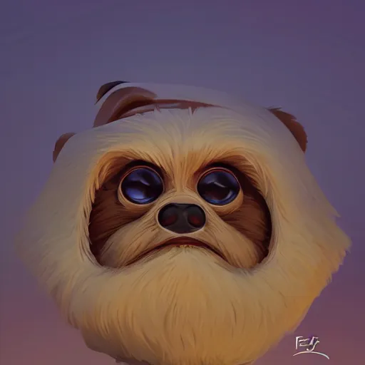 Image similar to face icon stylized minimalist ewoks, loftis, cory behance hd by jesper ejsing, by rhads, makoto shinkai and lois van baarle, ilya kuvshinov, rossdraws global illumination