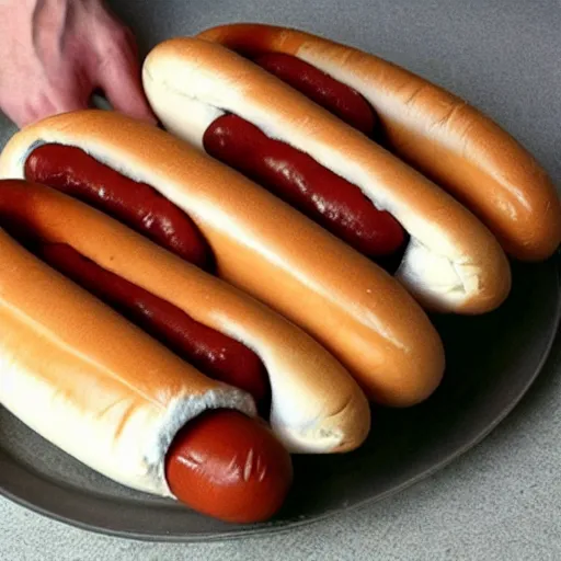 Image similar to hot dog hands