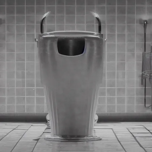 Image similar to movie scene of boris johnson as a urinal, photorealistic, 8 k