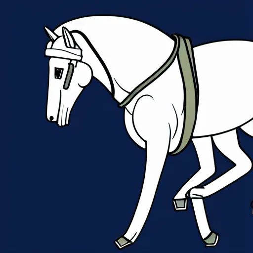 Image similar to a horse rining on astronaut, pale colors, concept art