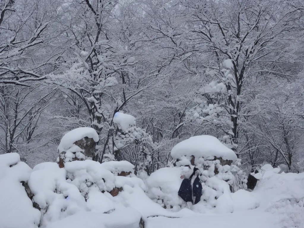 Prompt: 雪 女 の 瞳 のスケッチ