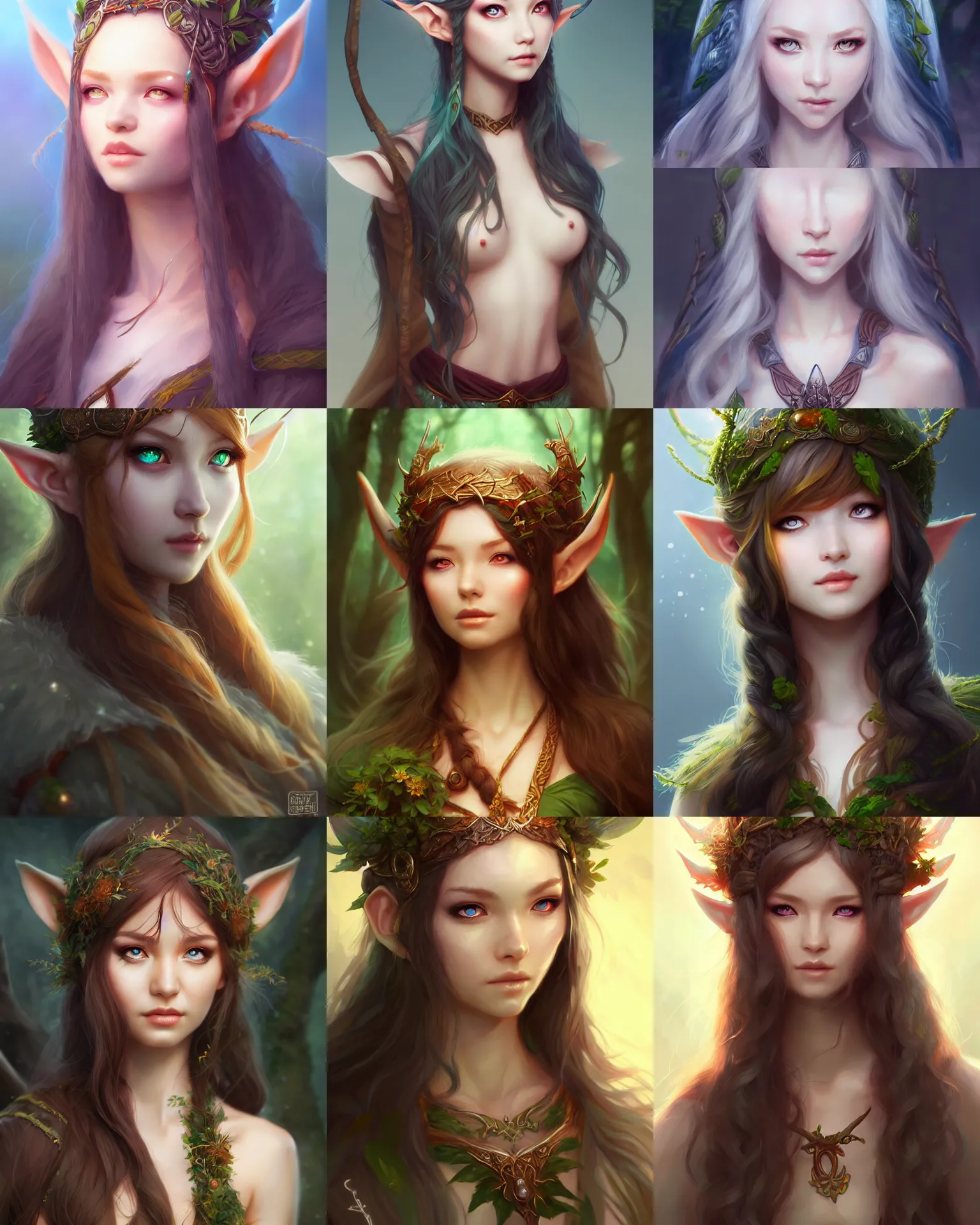 Prompt: Ssunbiki as an elvish druid || cute-fine-face, pretty face, realistic shaded Perfect face, fine details by Stanley Artgerm Lau, WLOP, Rossdraws, James Jean, Andrei Riabovitchev, Marc Simonetti, and Sakimichan, tranding on artstation
