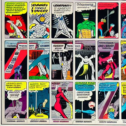 Image similar to silver age comics color palette