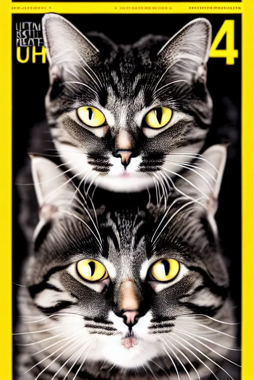 Prompt: extremely beautiful cat, symmetrical, cinematic, elegant, luxury, chrome, real photography, 4 k, ultra hd, national geographic journal cover