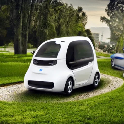 Image similar to promotional advertising photo of a cat car