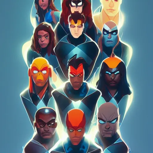 Image similar to face icon stylized minimalist x - men, loftis, cory behance hd by jesper ejsing, by rhads, makoto shinkai and lois van baarle, ilya kuvshinov, rossdraws global illumination