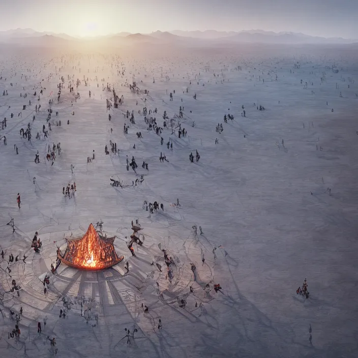 Prompt: BURNING MAN. black rock desert. Charlize Theron. intricate artwork. by Tooth Wu, wlop, beeple, dan mumford. octane render, trending on artstation, greg rutkowski very coherent symmetrical artwork. cinematic, hyper realism, high detail, octane render, 8k, iridescent accents