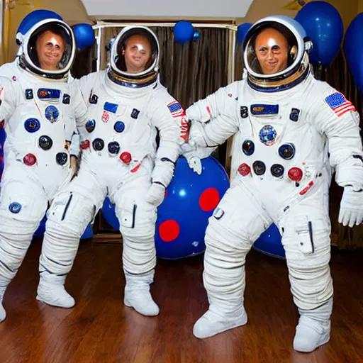 Image similar to astronauts on the moom birthday party photos