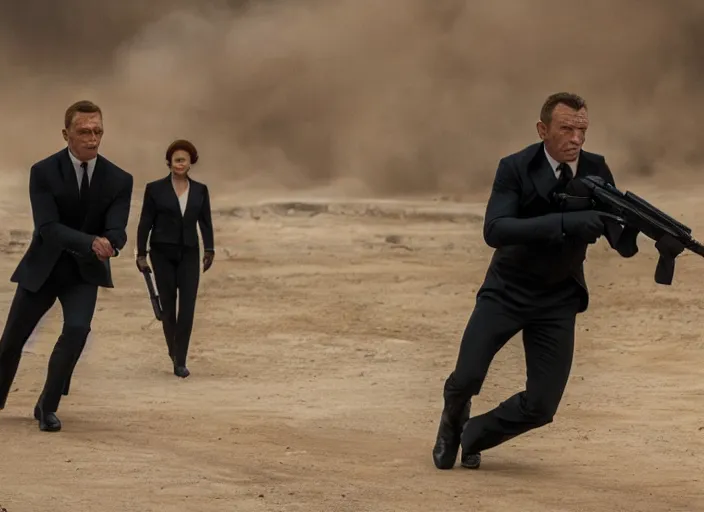 Prompt: scene from the 2 0 1 5 james bond film spectre