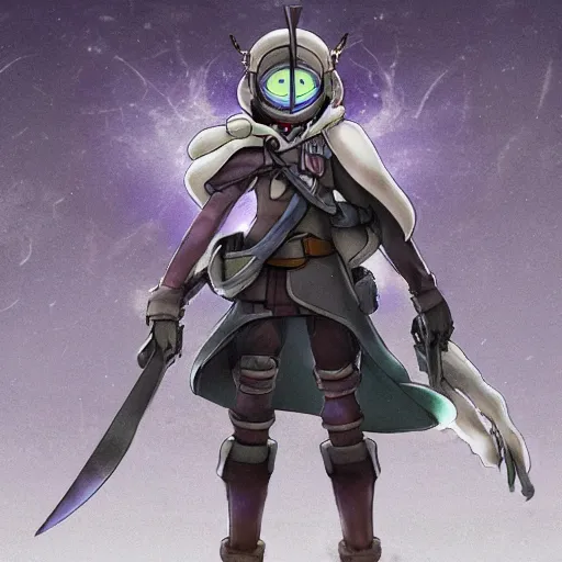 Image similar to realistic art of bondrewd from made in abyss