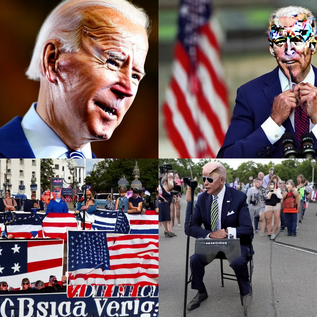 Prompt: Joe Biden's America.