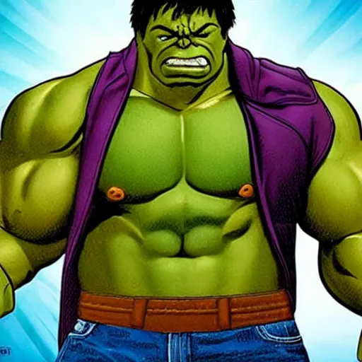 Image similar to Hulk from Marvel Comics drinking beer, realistic, detailed, high quality,