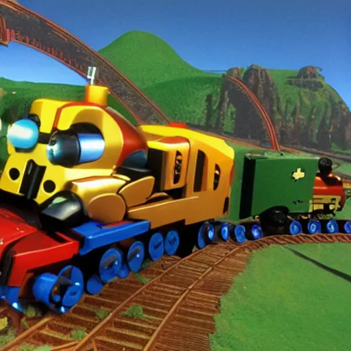 Image similar to bionicle thomas the tank engine