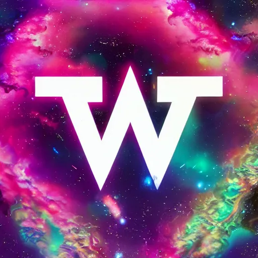 Image similar to a and w vaporwave logo, digital art, cosmic, 3 d high definition, trending on art station, photorealistic, high resolution, 8 k, octane, hyper detailed, insane details, intricate, elite, ornate, elegant trend, highly detailed and intricate, sharp focus, photography, unreal engine