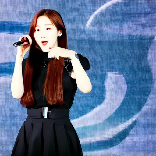 Image similar to haseul on stage singing