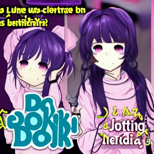 Image similar to doki doki eternal suffering litterature club