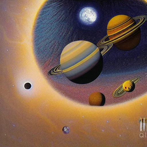 Image similar to Liminal space in outer space by Johfra Bosschart