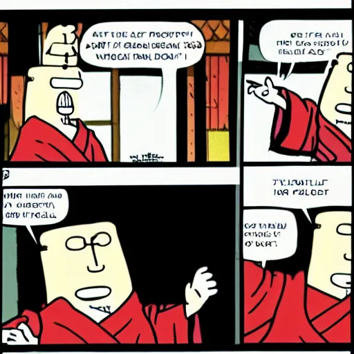 Prompt: dilbert as a samurai