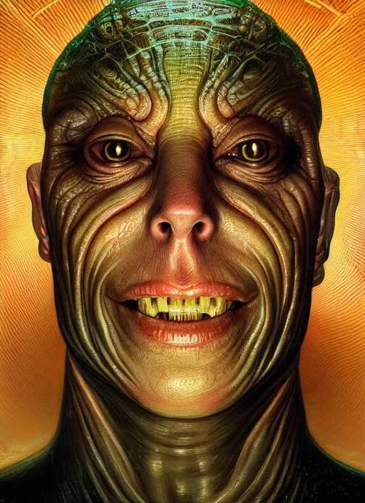 Image similar to elon musk as slimy mollusk, drool, portrait, intricate, elegant, highly detailed, digital painting, artstation, concept art, wallpaper, smooth, sharp focus, illustration, art by h. r. giger and artgerm and greg rutkowski and alphonse mucha