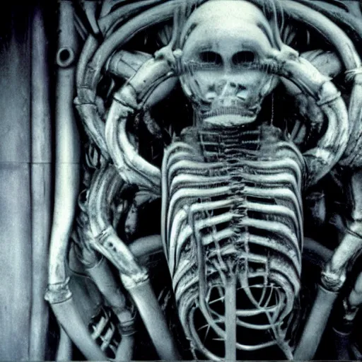 Prompt: xenonorph h r giger, movie still