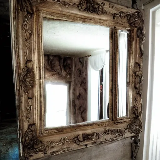 Image similar to haunted mirror