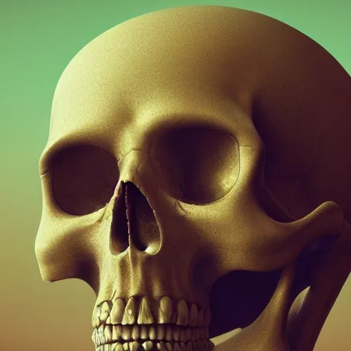 Image similar to portrait_of_a_melting_skull._intricate_abstract._intricate_artwork._by_Tooth_Wu_wlop_beeple_dan_mumford._octane_render_trending_on_artstat