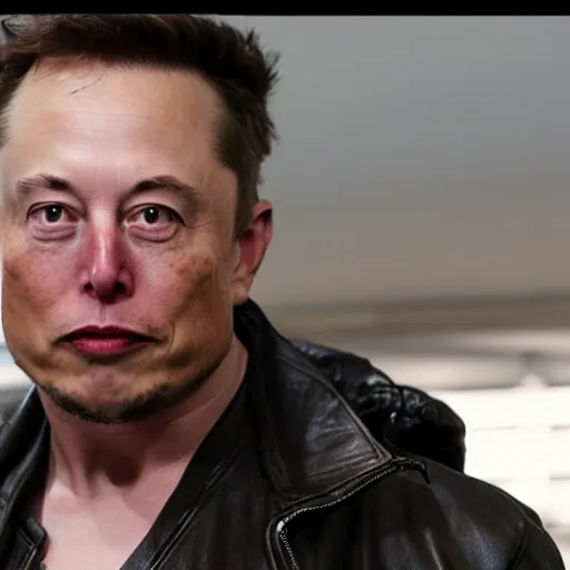 Image similar to Elon Musk in Sons of anarchy very detail4K quality super realistic