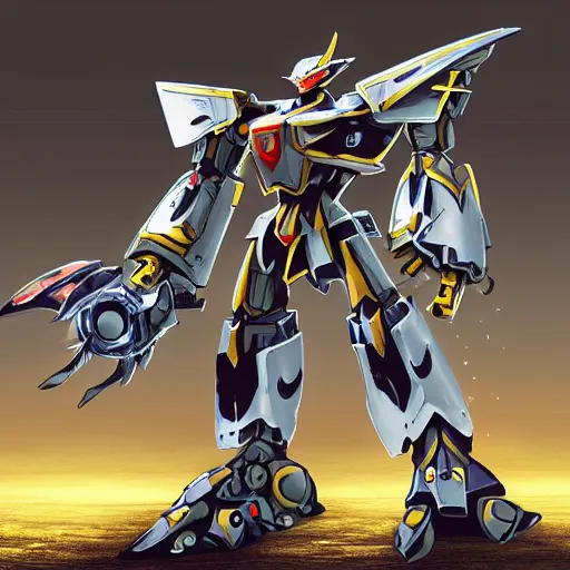 Image similar to perfect warrior mecha