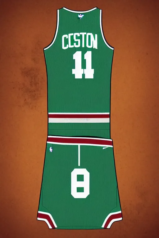 Image similar to boston celtics 4 th of july uniforms, patriotic, god bless america, concept art