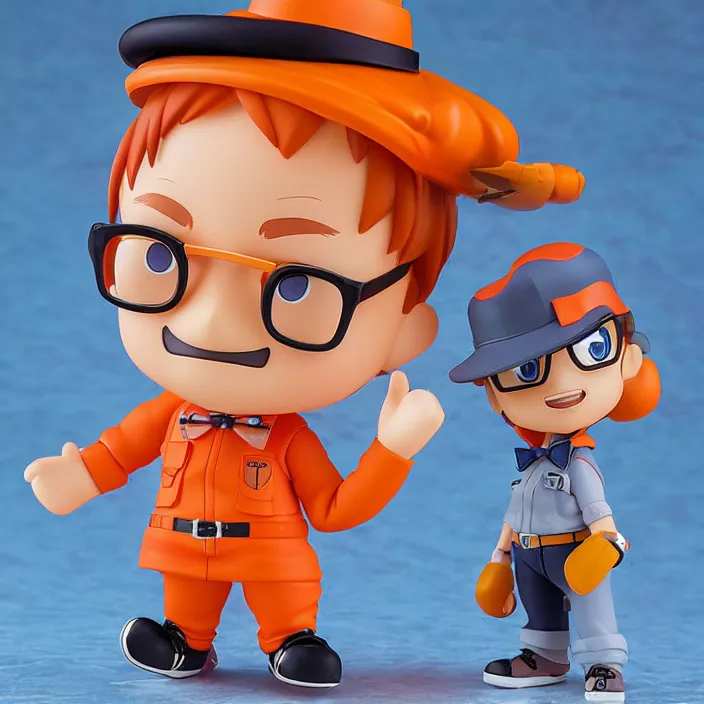 Image similar to Blippi, An anime Nendoroid of Blippi, figurine, detailed product photo