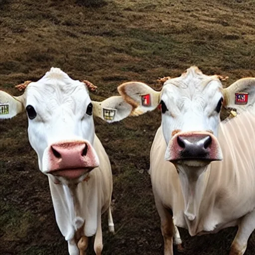 Image similar to 4 headed cow is your spirit animal