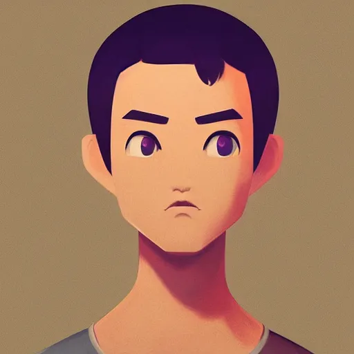 Image similar to face icon stylized minimalist nintendo, loftis, cory behance hd by jesper ejsing, by rhads, makoto shinkai and lois van baarle, ilya kuvshinov, rossdraws global illumination