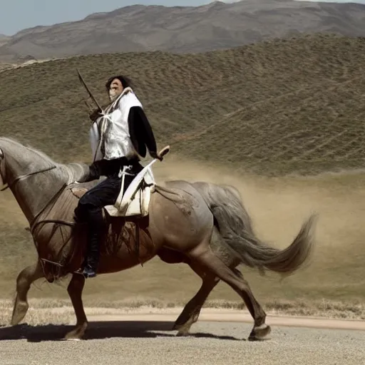 don quixote de la mancha driving a tesla Stable Diffusion OpenArt