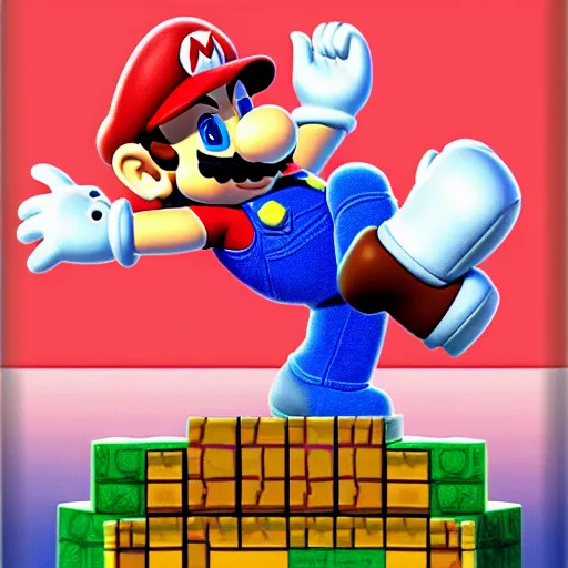 Image similar to mario but better