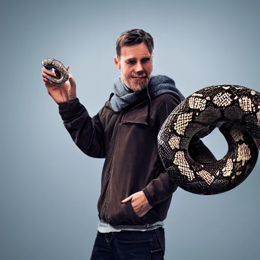 Image similar to man and snake hibrid, 8 k hd photo,