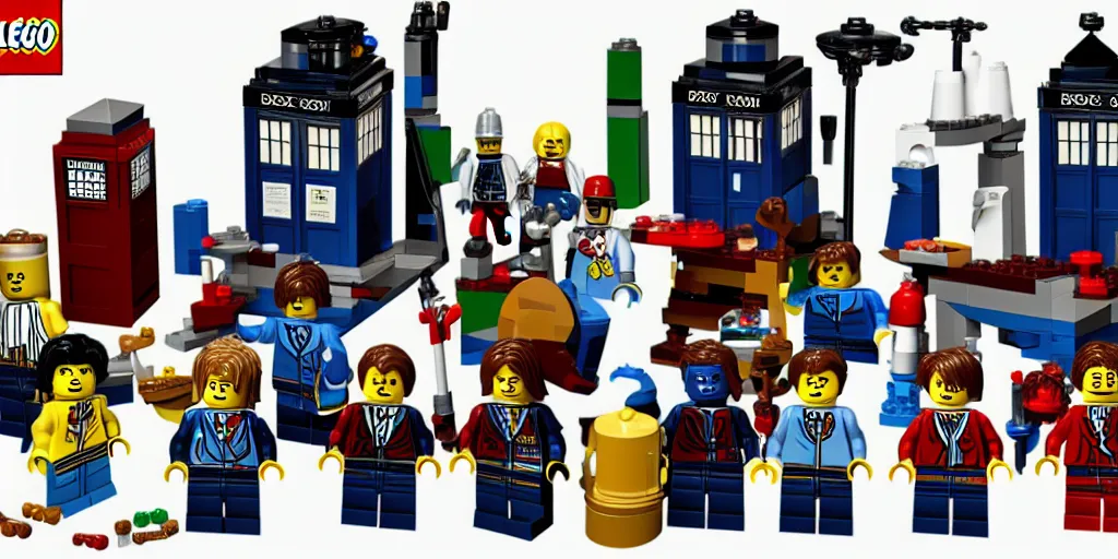 Prompt: doctor who Lego set