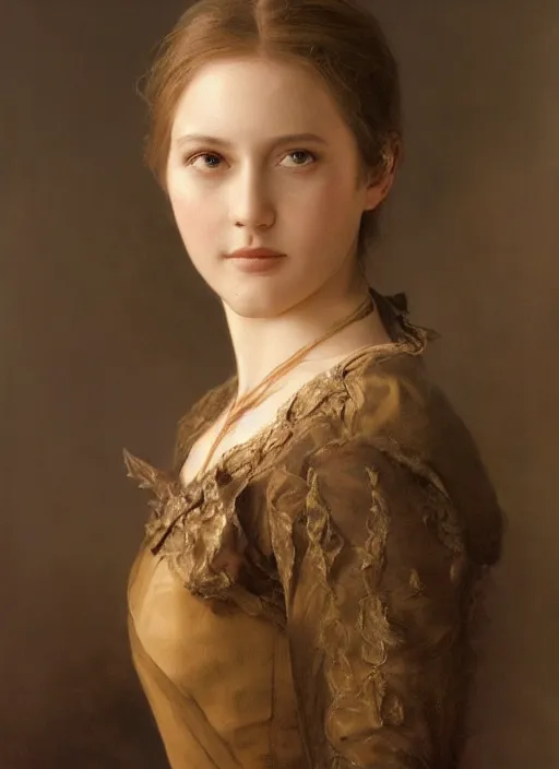 Image similar to portrait, elegant, highly detailed, matte painting, by edward baird