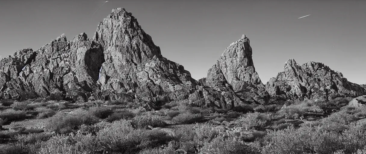 Image similar to A colorful landscape photo by Ansel Adams