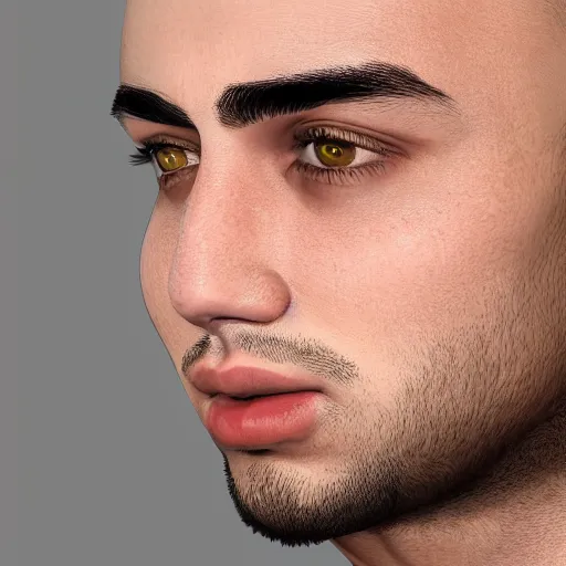 Image similar to a closeup shot of handsome mizkif from twitch, photorealism, 8k