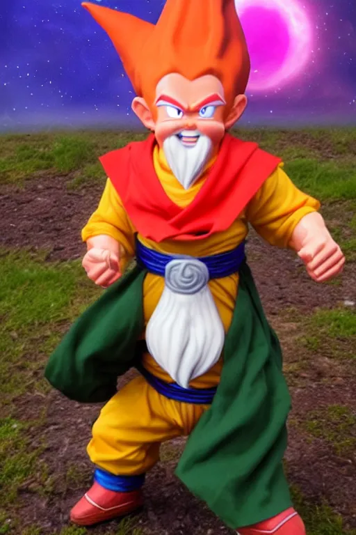 Image similar to Gnome Saiyan