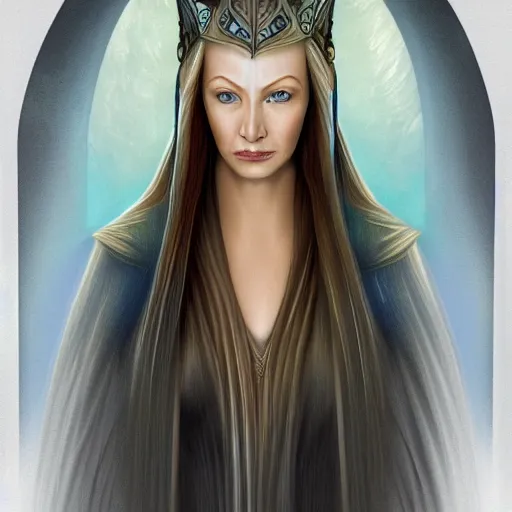 Prompt: galadriel, digital art