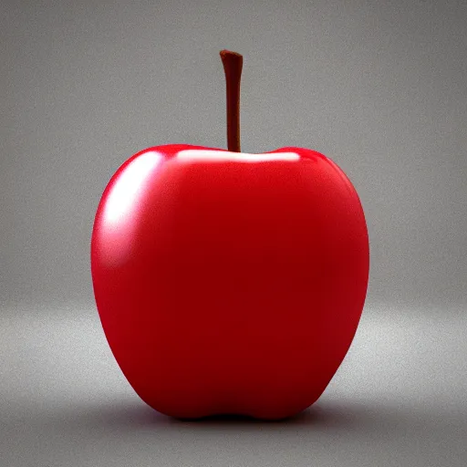 Image similar to “3d render of apple”