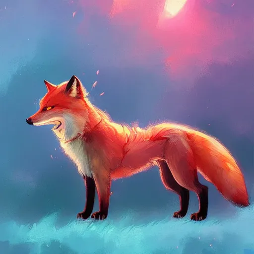 Prompt: a crystal fox by anato finnstark, by alena aenami, by john harris, by ross tran, by wlop, by andreas rocha