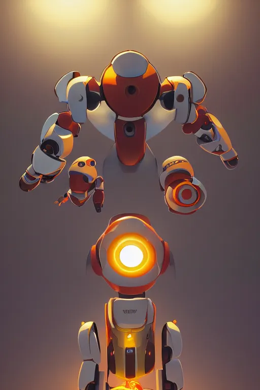 Image similar to metabots medabots medarotto medarot robot minimalist comics, behance hd by jesper ejsing, by rhads, makoto shinkai and lois van baarle, ilya kuvshinov, rossdraws global illumination ray tracing hdr radiating a glowing aura