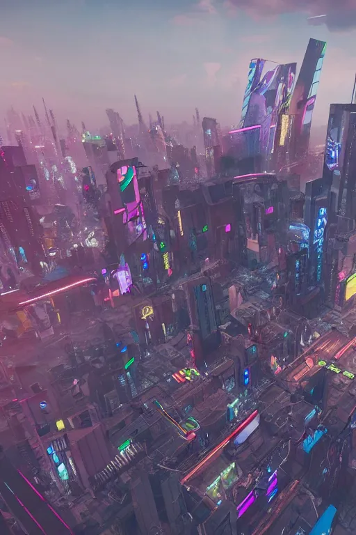 Image similar to cyberpunk city lviv, a lot of future technologies, flying cars, unreal engine, octane render, epic scale, cinema view, 8 k