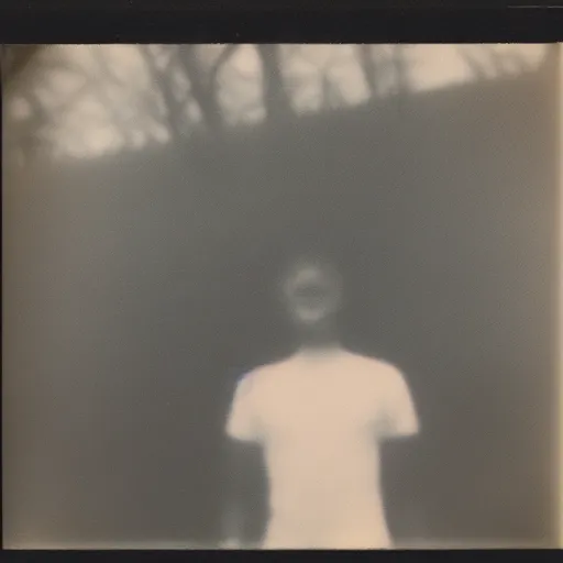 Image similar to polaroid photo of a faceless person